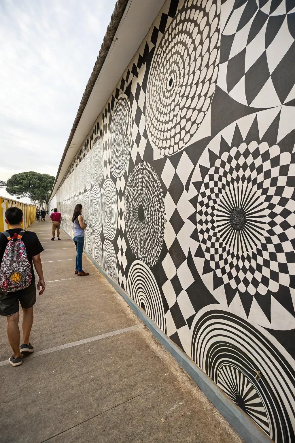 Illusion art injects a playful element into any room's aesthetic.