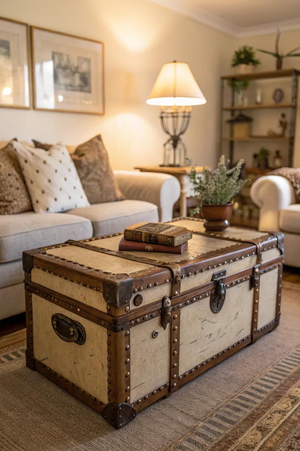 Creative furniture pieces can serve multiple purposes.