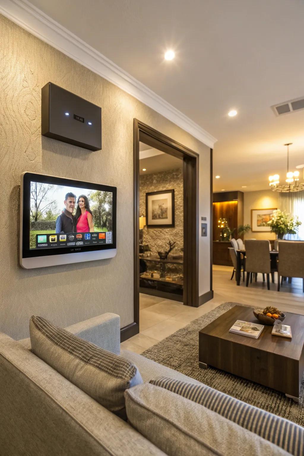 Interactive digital displays foster closer family connections.