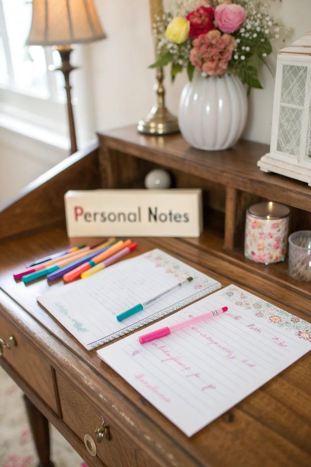 Personalized notes to make Easter eggs extra special.