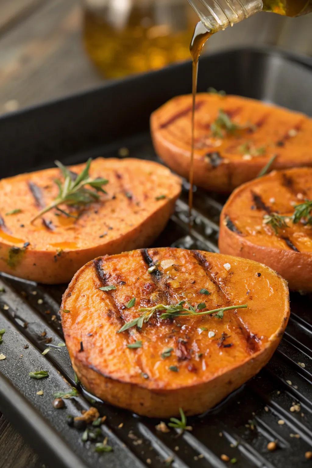 Sweet and savory sweets on the grill.