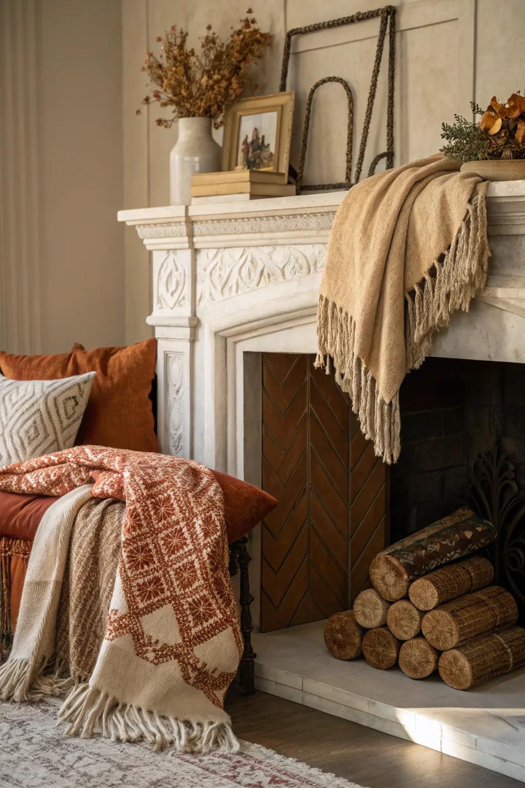 Layered textures create dimension and appeal.