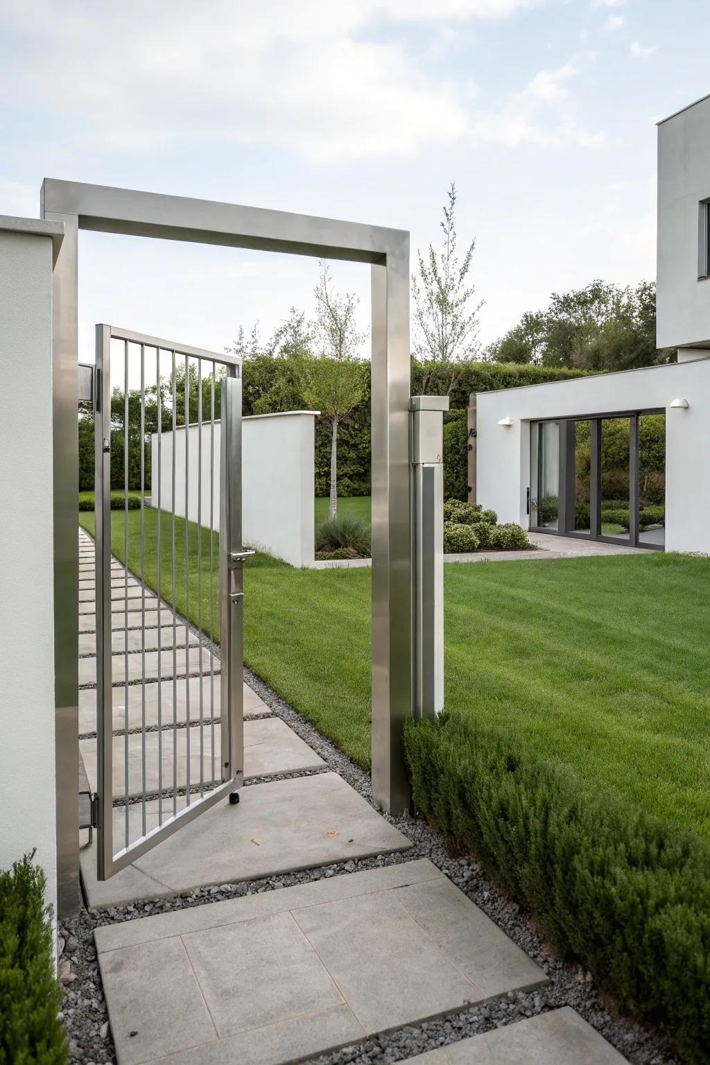 Streamlined and modern with practical minimalism.