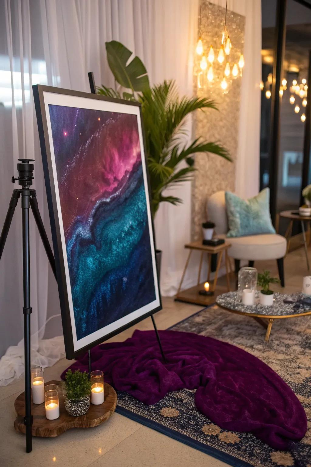 Draw in your audience with abstract imagery on your event posters! 🎨 #AbstractImagery #ModernLayout