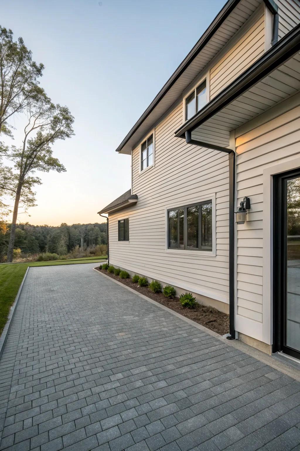 Understated edges offer a sleek, minimalist look to window exteriors.