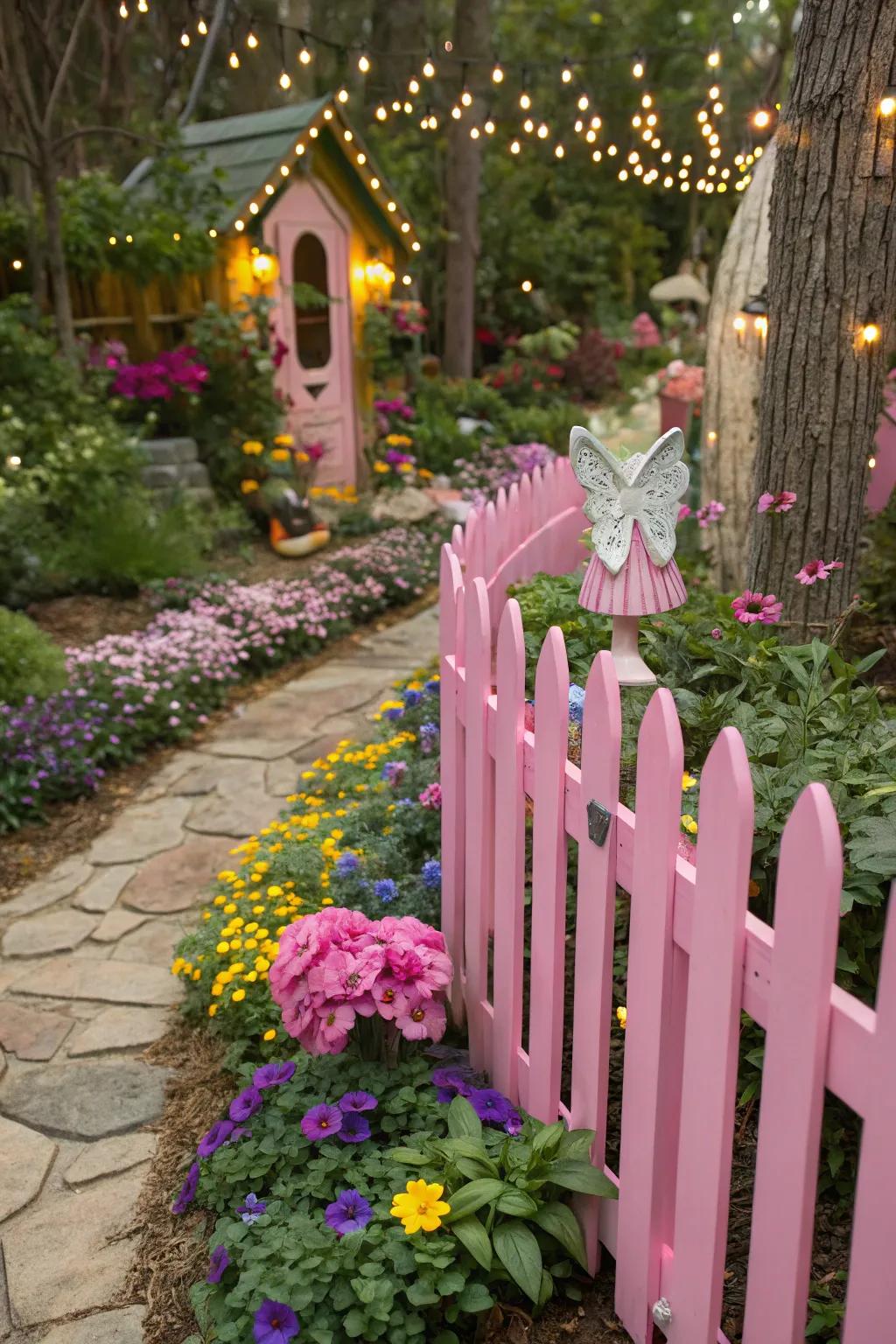 Rose boundaries add a whimsical and playful touch to gardens.