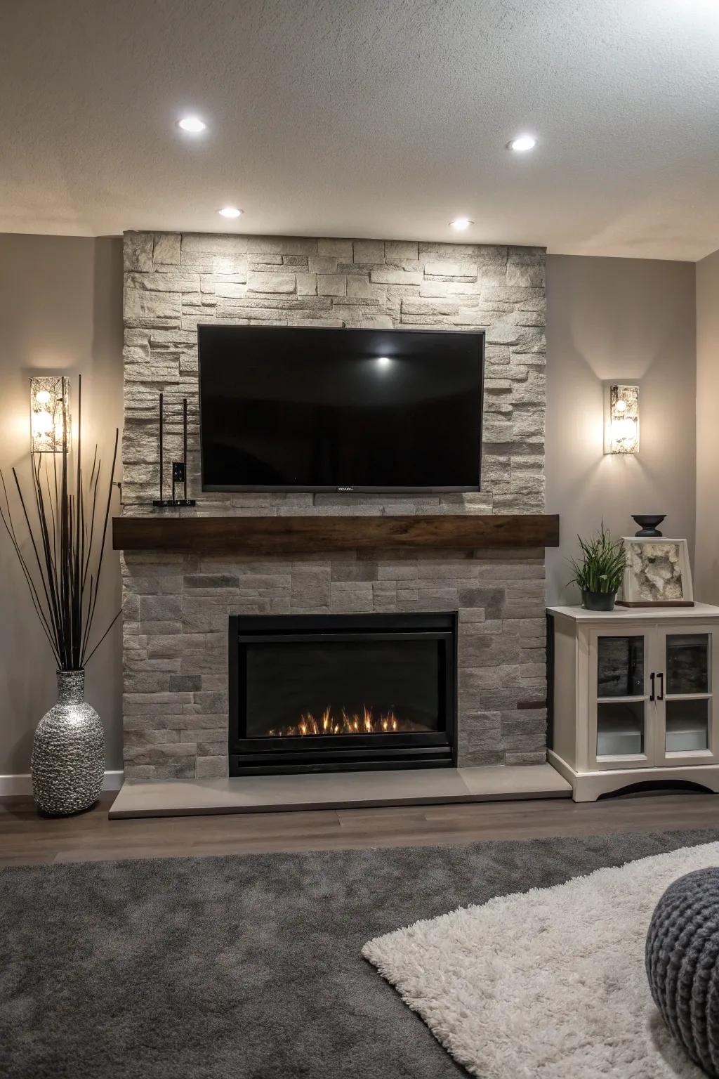 Achieve elegance with a monochrome design that exudes calm and sophistication.