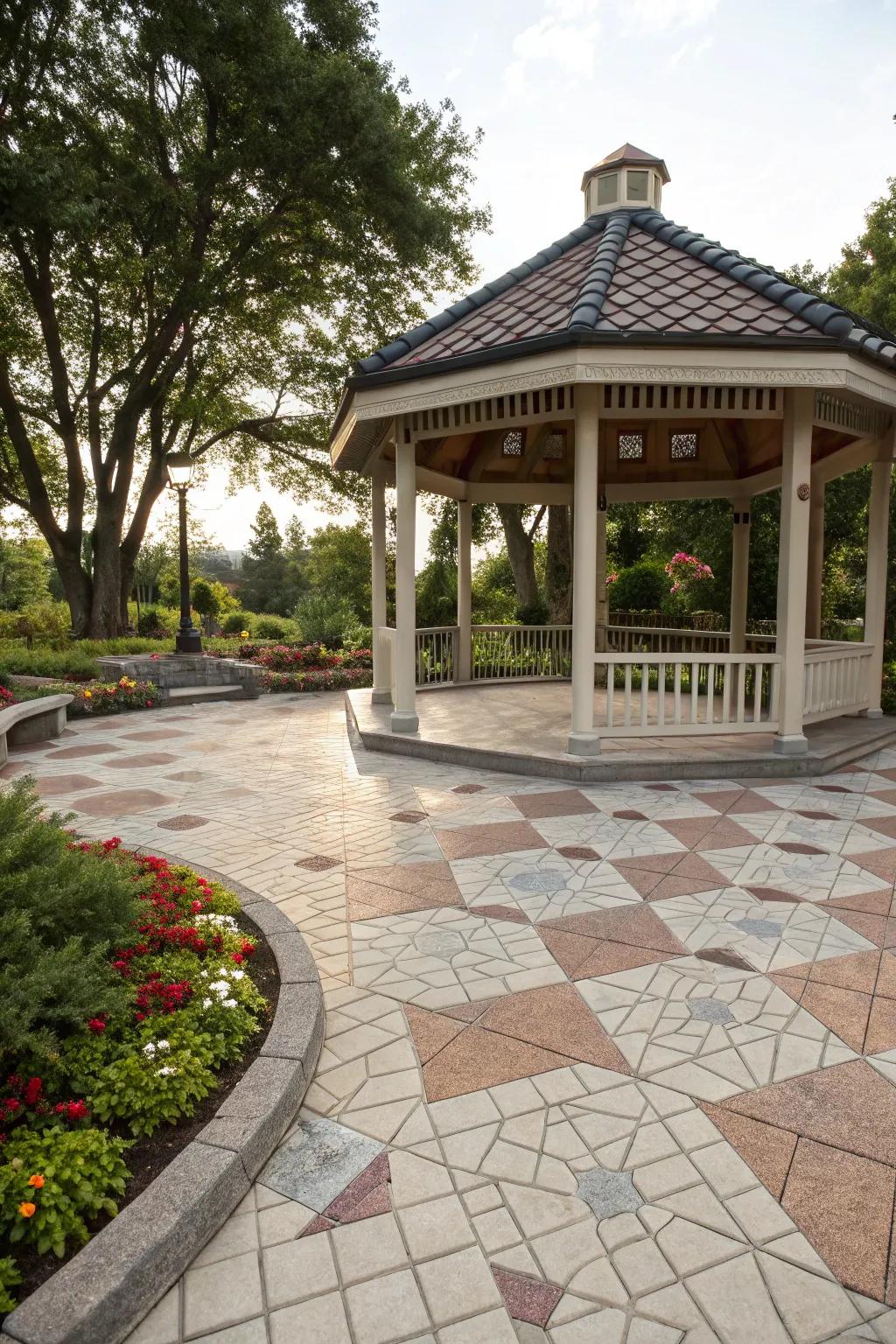 Appreciate flexibility with adaptable connecting tiles.