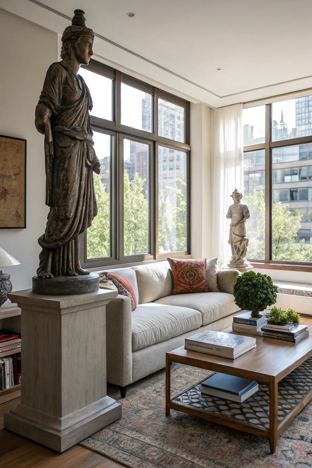 A surprising element adds intrigue and personal flair.