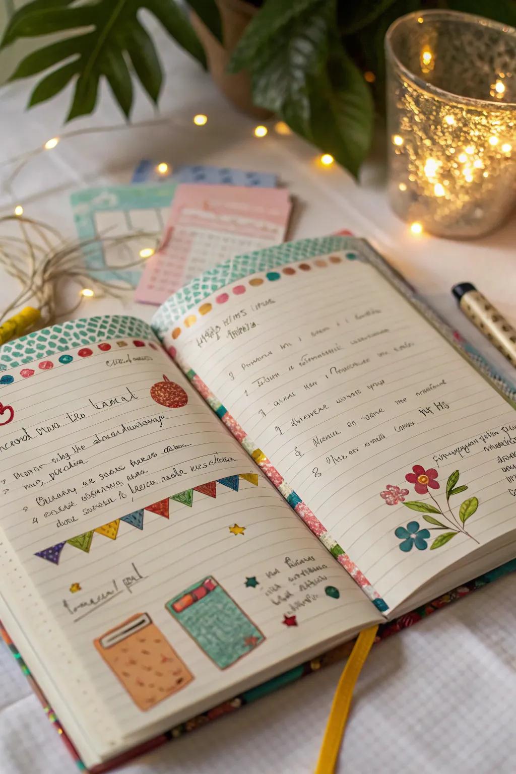 Mixed media can elevate the look of your headers.