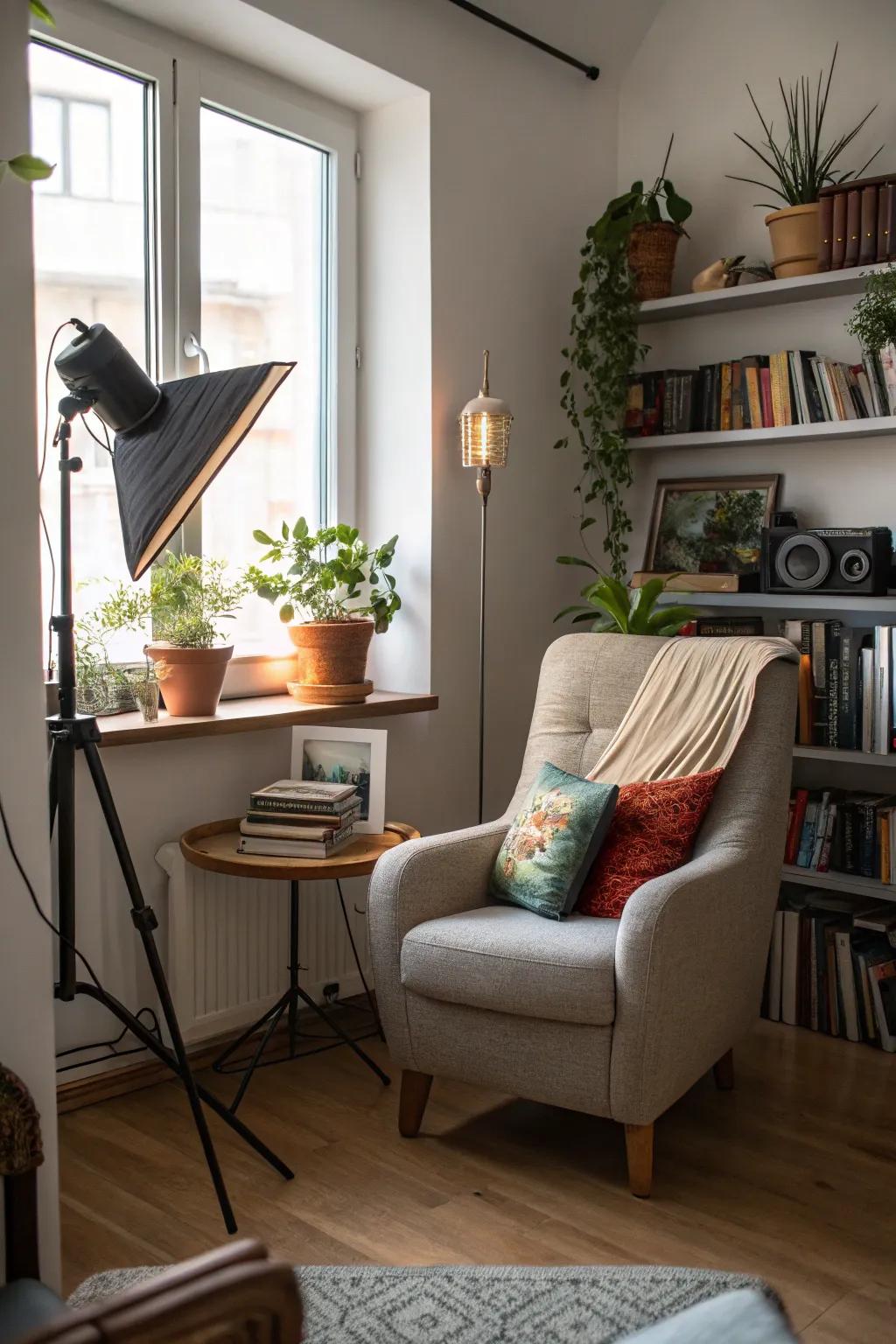 Relax in a specially designed relaxation area.