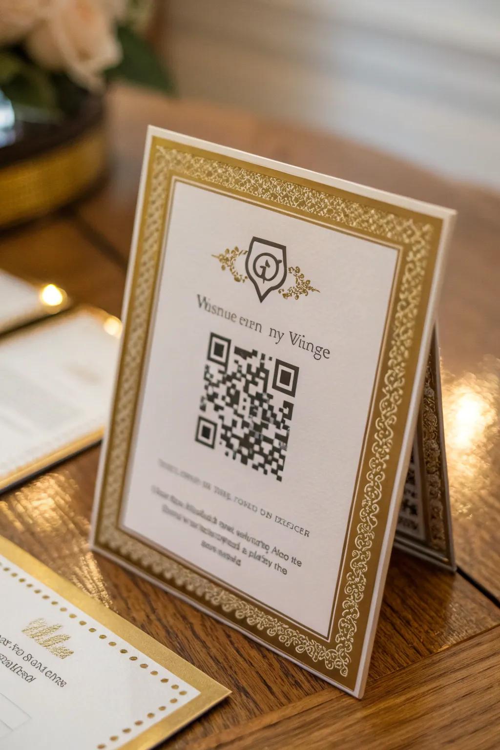 Matrix codes offer a modern, interactive experience.