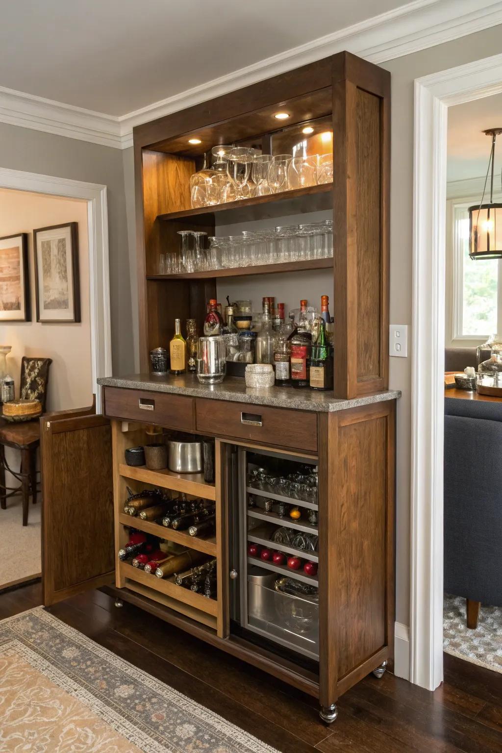 Surprise details impart intrigue and delight to your bar.