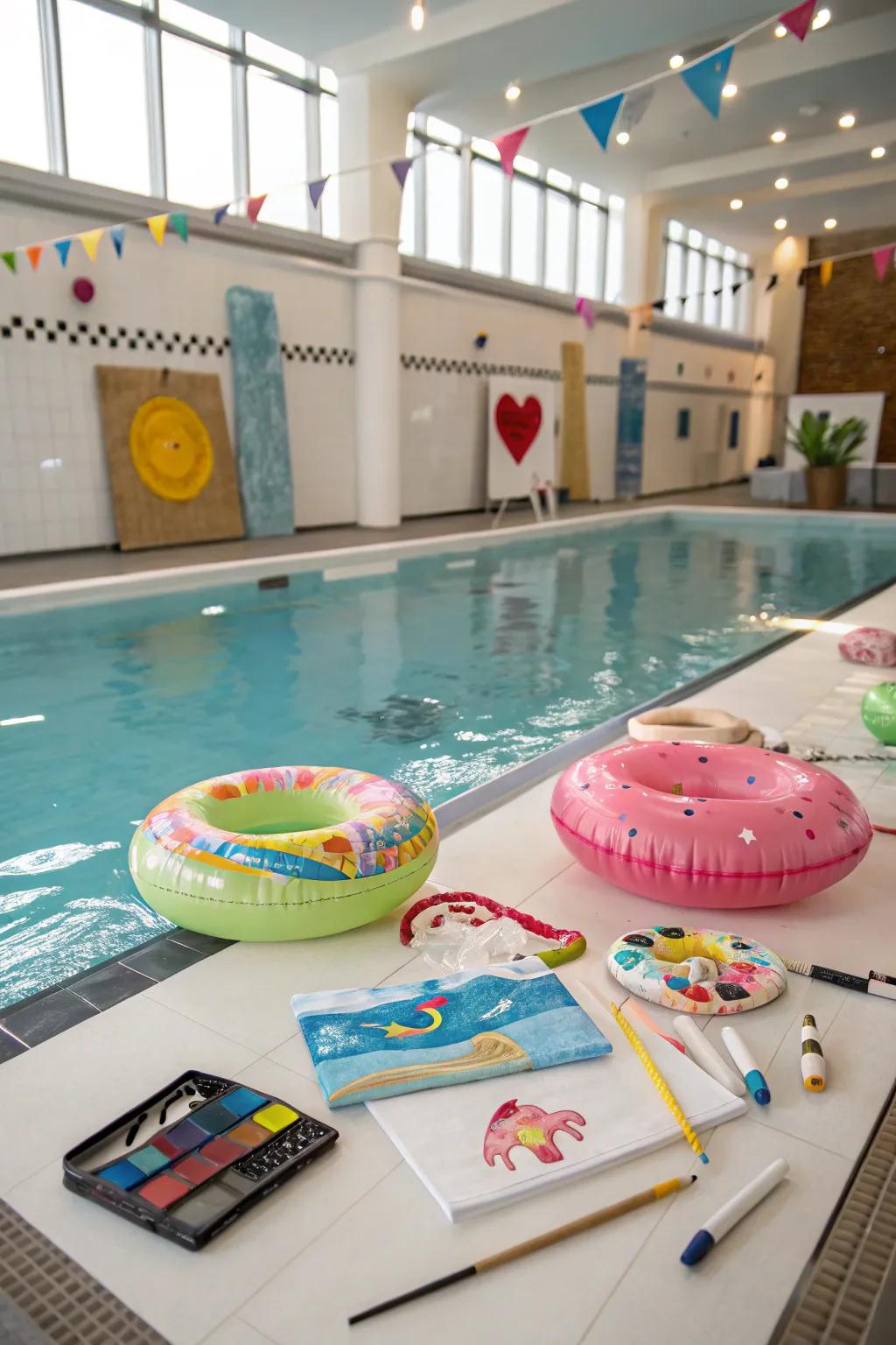 Unleash your creative side with an artistic splash of colors and activities.