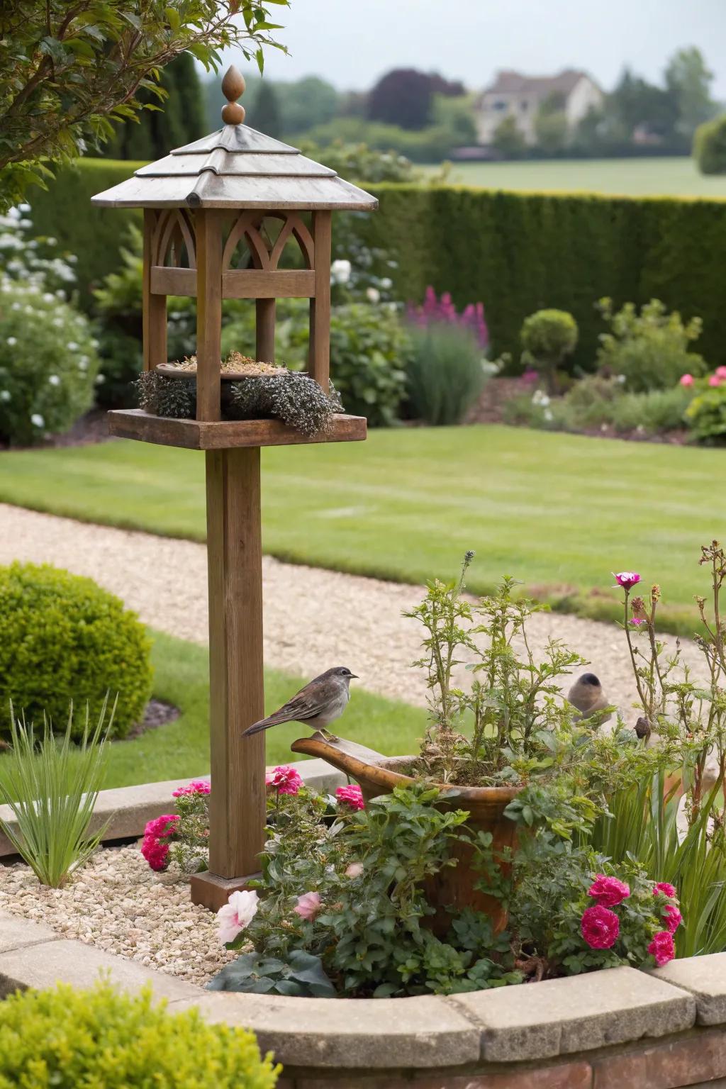 Geomancy imparts harmony and balance to your bird-friendly yard.