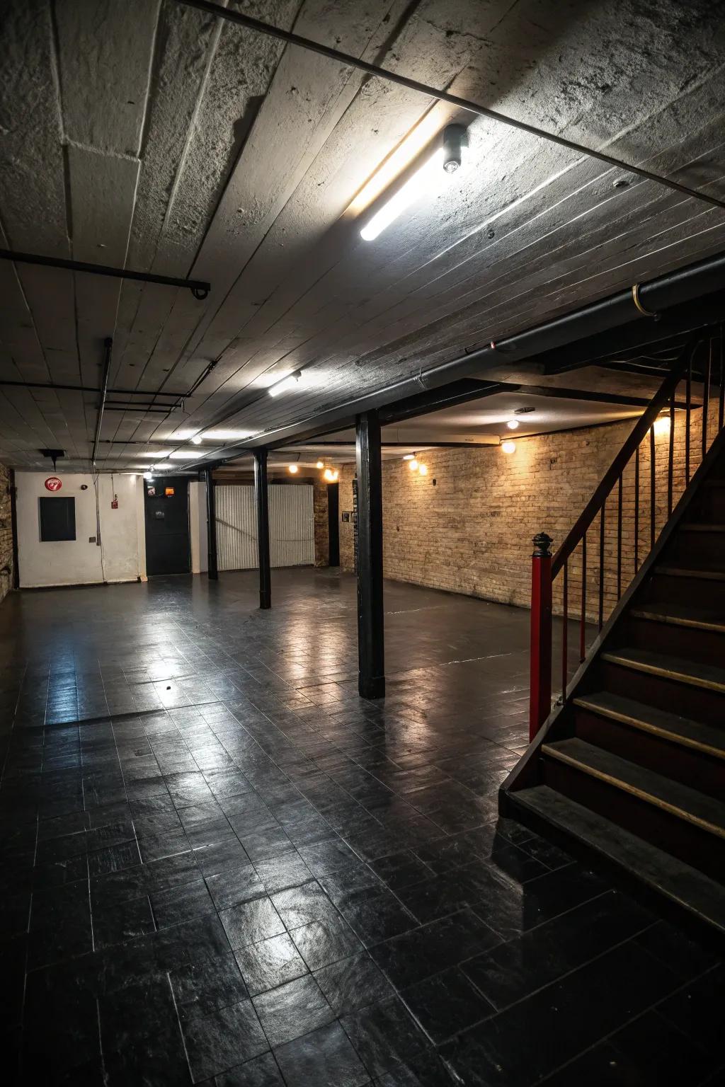 Contrasting colors enhance the perception of space.