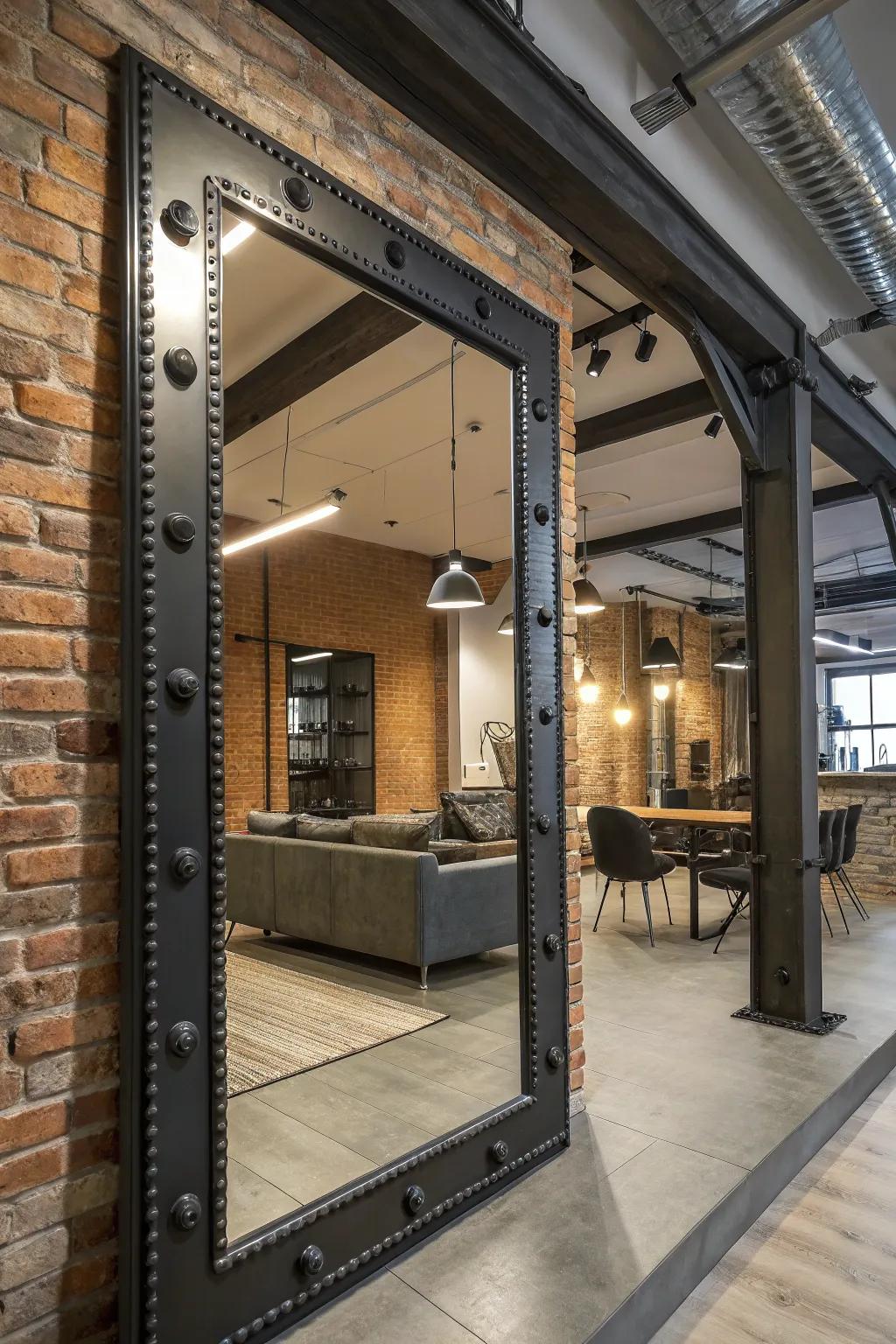 Modern, edgy vibes are evoked by industrial designs.