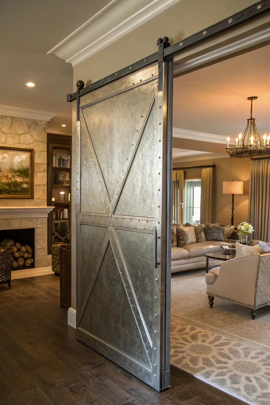 Metallic finishes add a note of sophistication and glamour.
