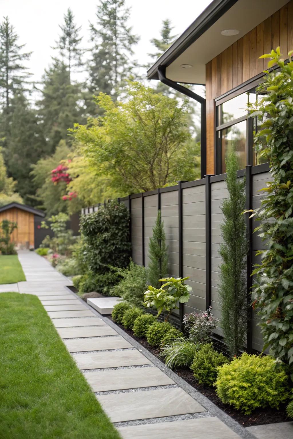 Personal barriers offer seclusion and style.