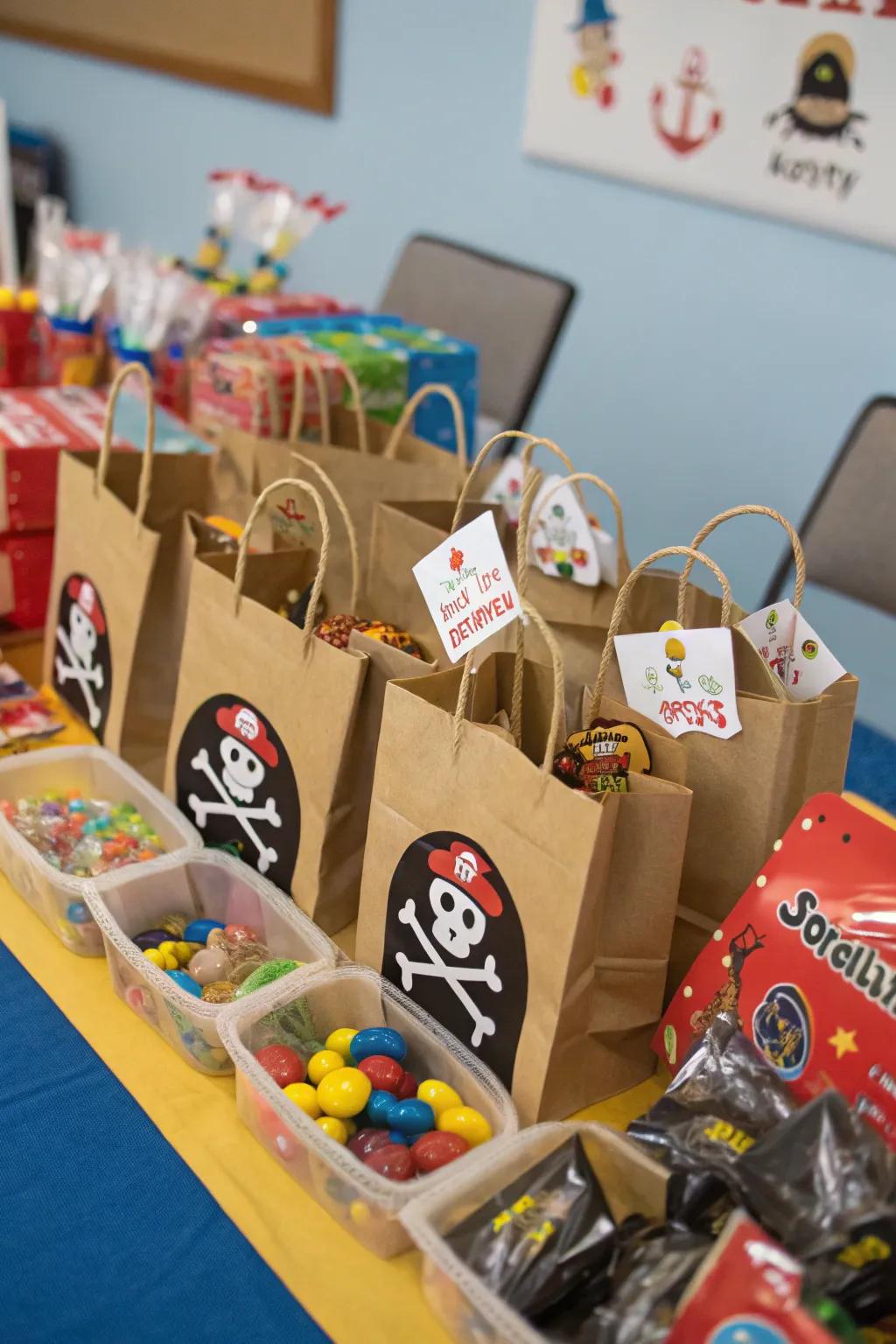 Appreciate your attendees via treasure overflowing loot bags.