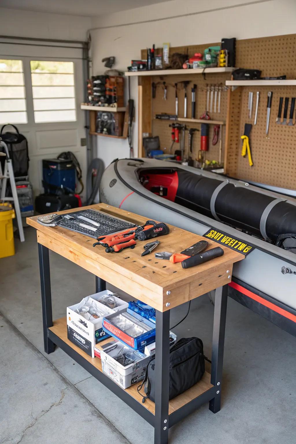 A convertible stand does more than just store things.