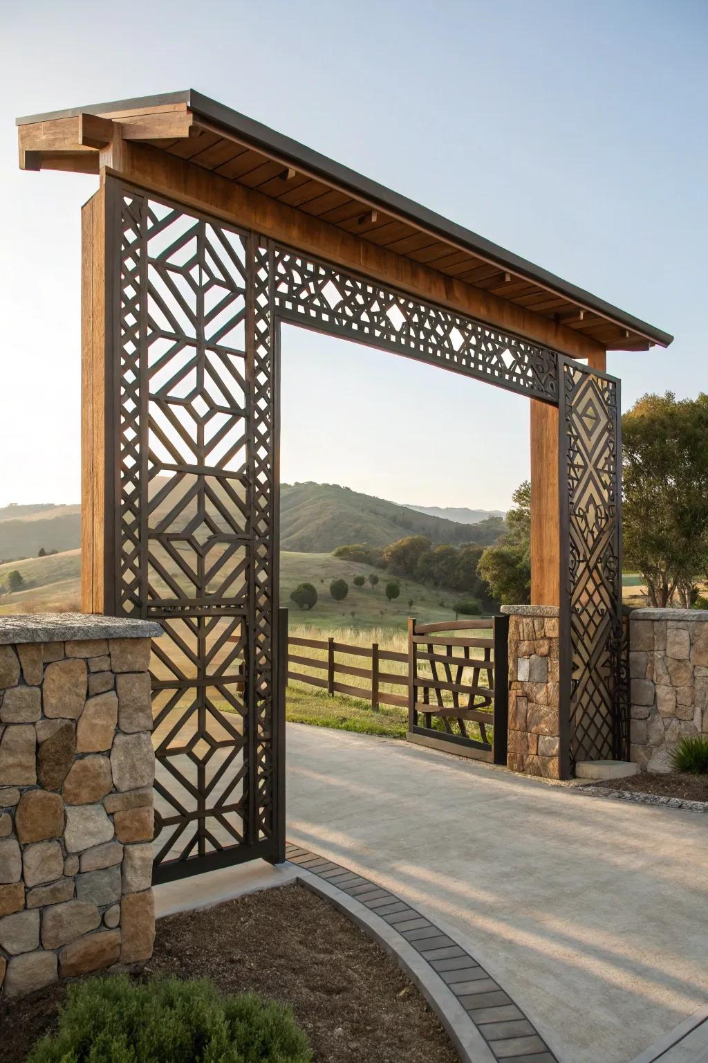 Geometric layouts for modern flair.