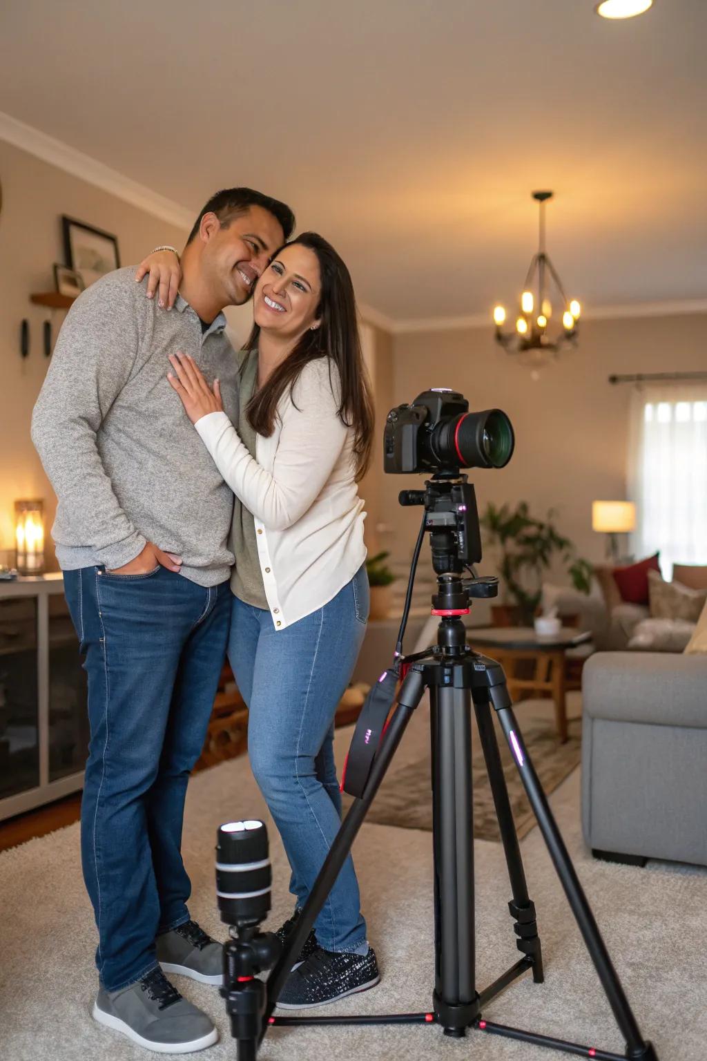 A photo session captures beautiful memories to cherish.