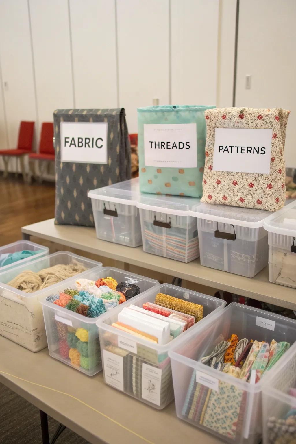 Organizing by project streamlines the workflow.