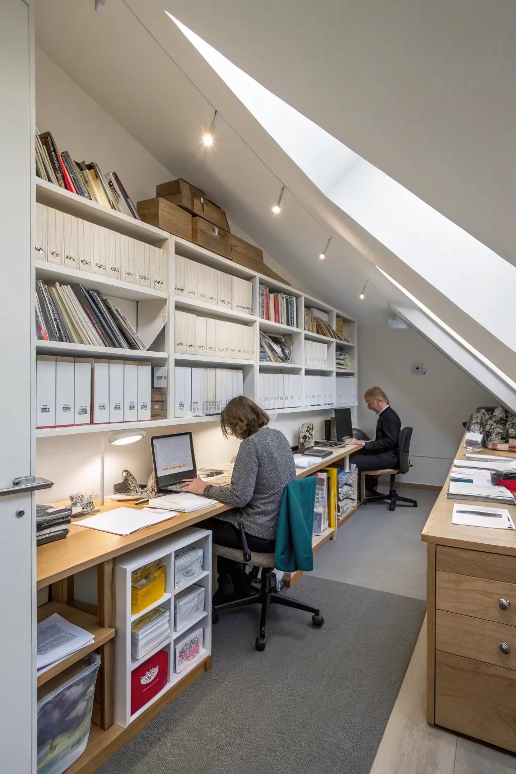 Maximizing efficiency with wall-mounted features