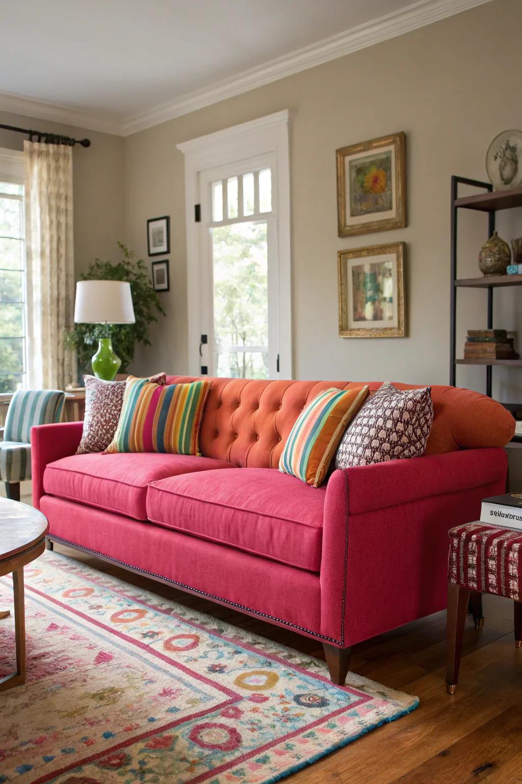 Strong colors make great contrast and main points.