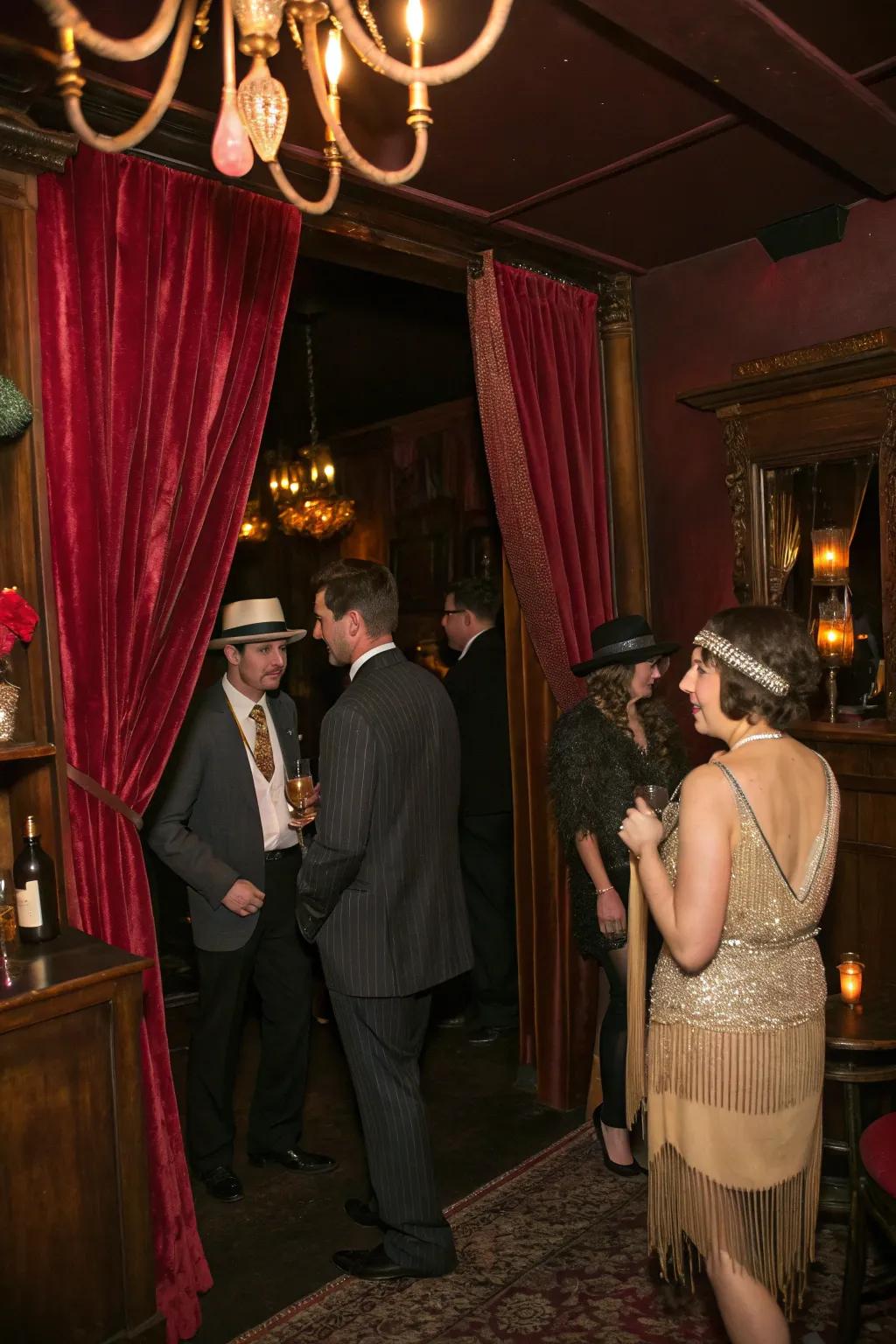 A mysterious Hidden-era underground club featuring vintage allure.