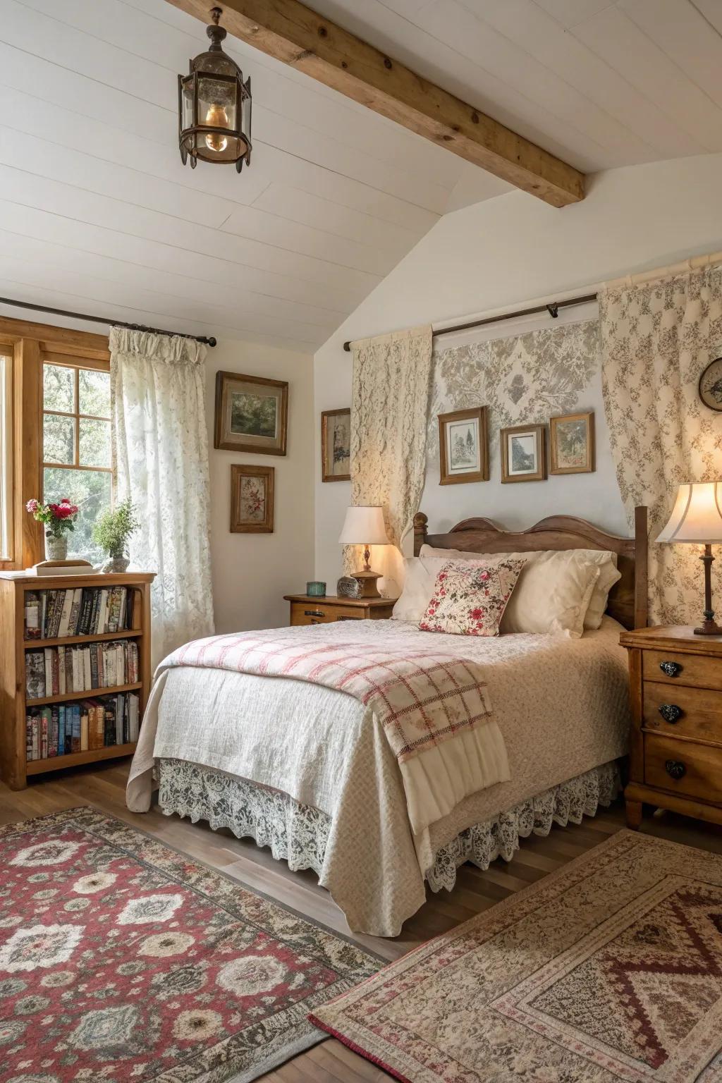 Rural comfort featuring cozy and inviting decor.