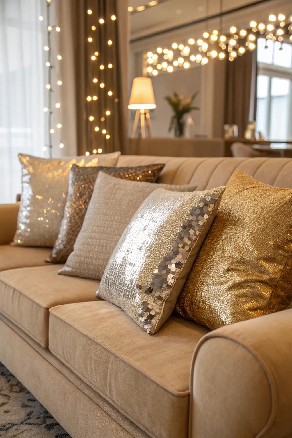 Shiny details introduce a hint of luxury and elegance.