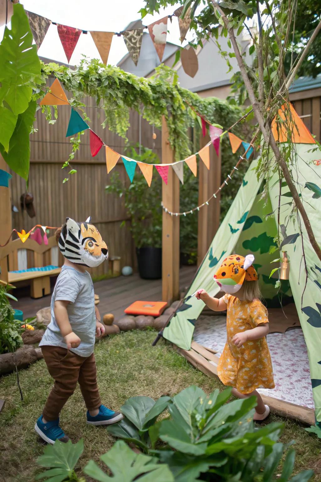 A jungle expedition that immerses toddlers in a world of wildlife.