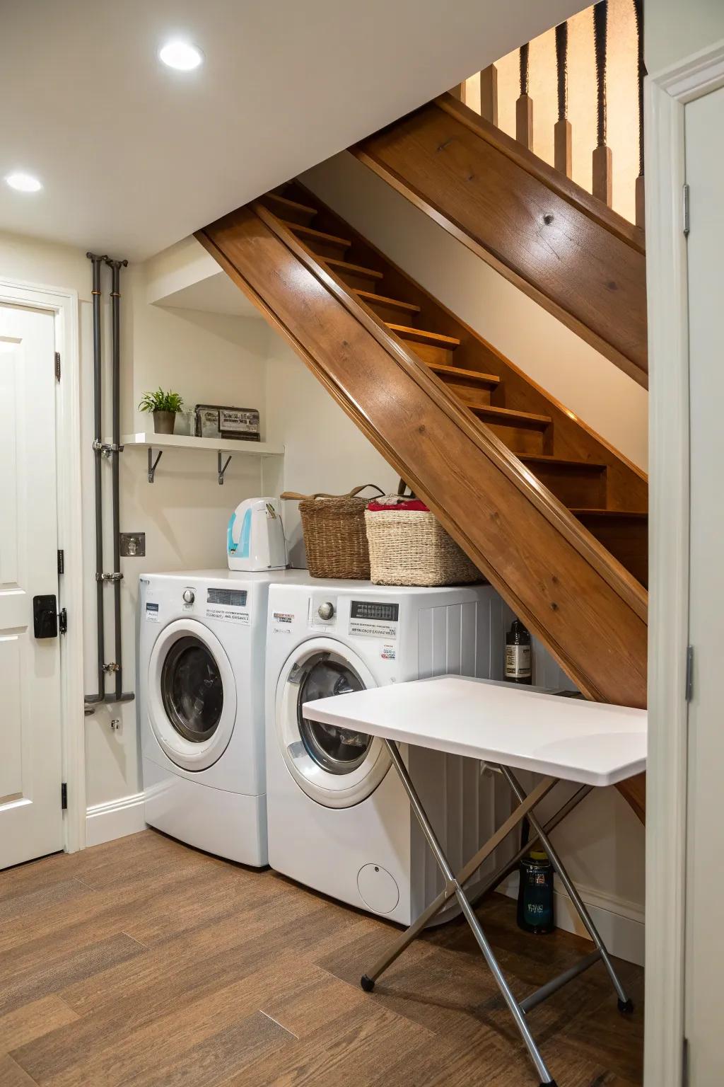 Make laundry easier with a laundry area.