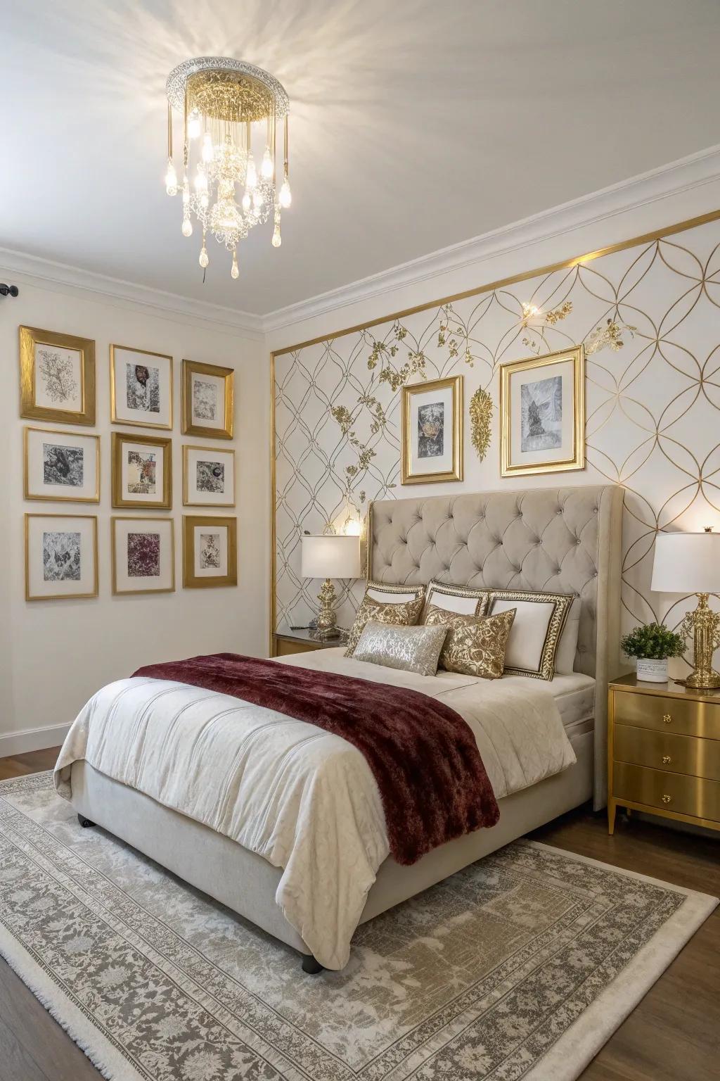 A gallery wall is great for displaying personality.