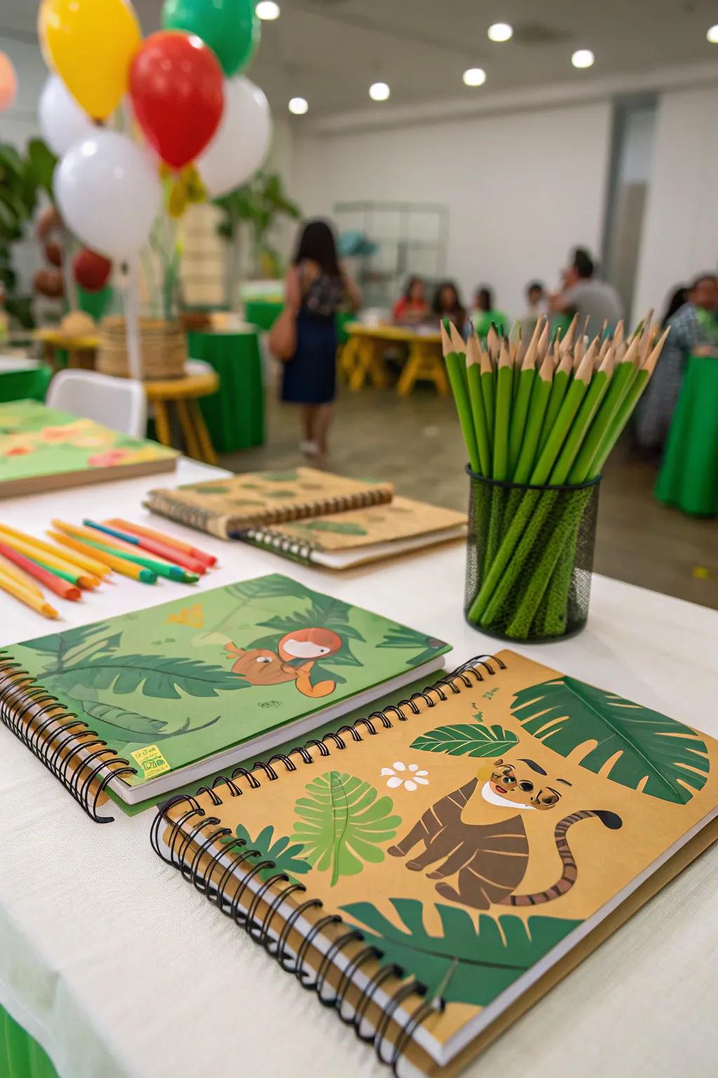 Untamed expedition logs foster creativity and reflection.