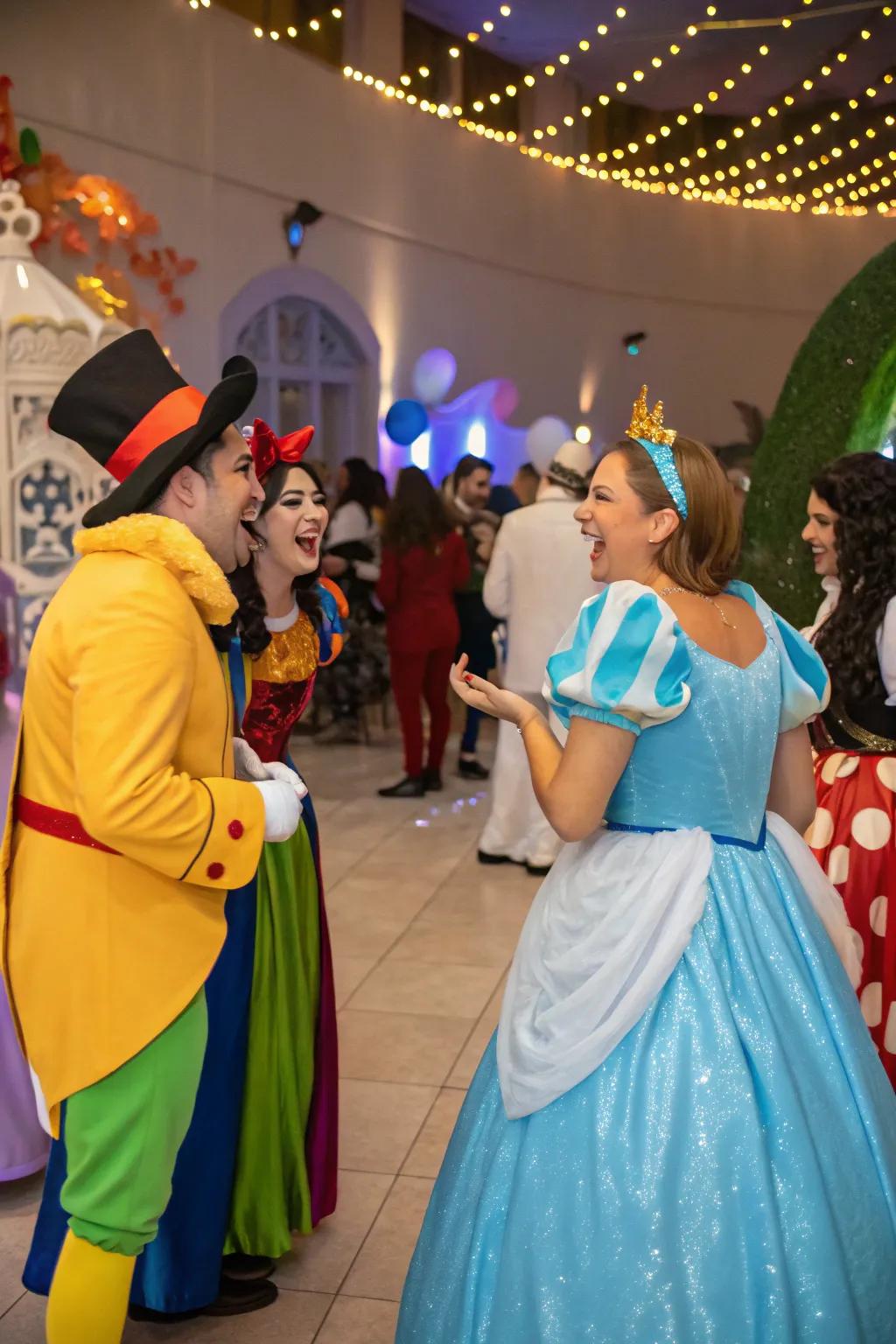 Get dressed up and have a blast with a themed costume party.