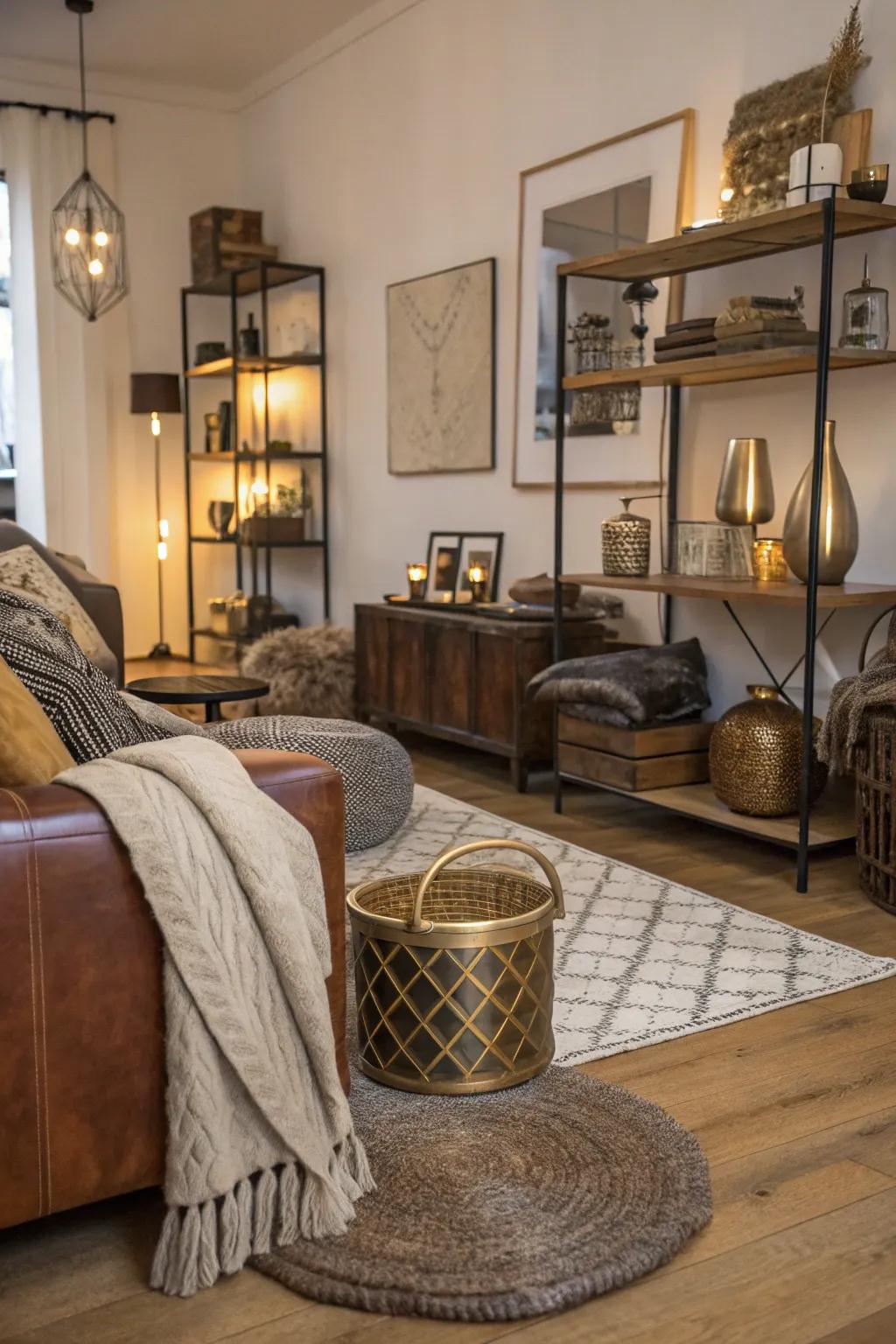 Textures can enrich your studio, making it feel more dynamic and inviting.