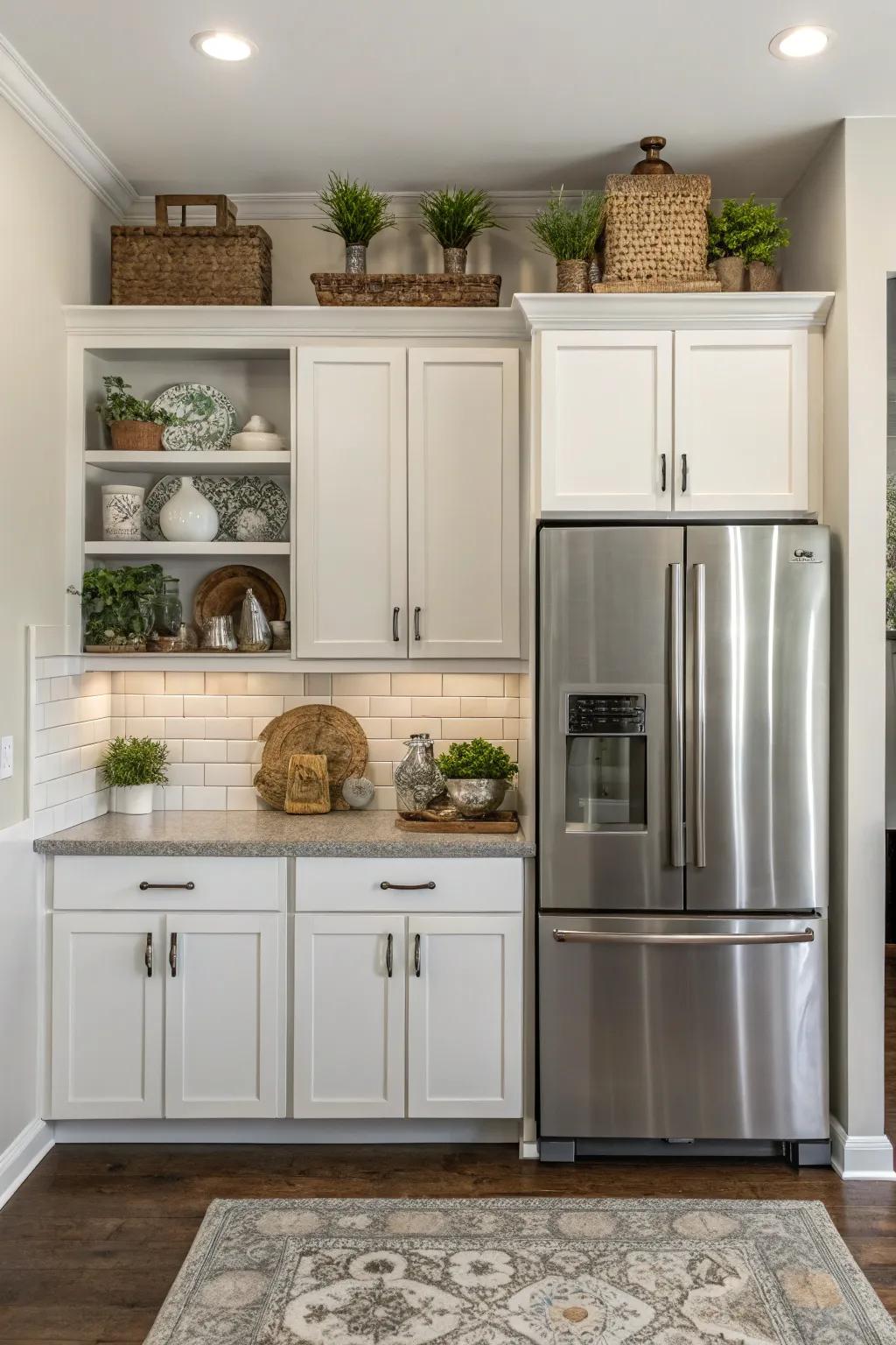 Symmetry brings balance and order to a kitchen’s design.