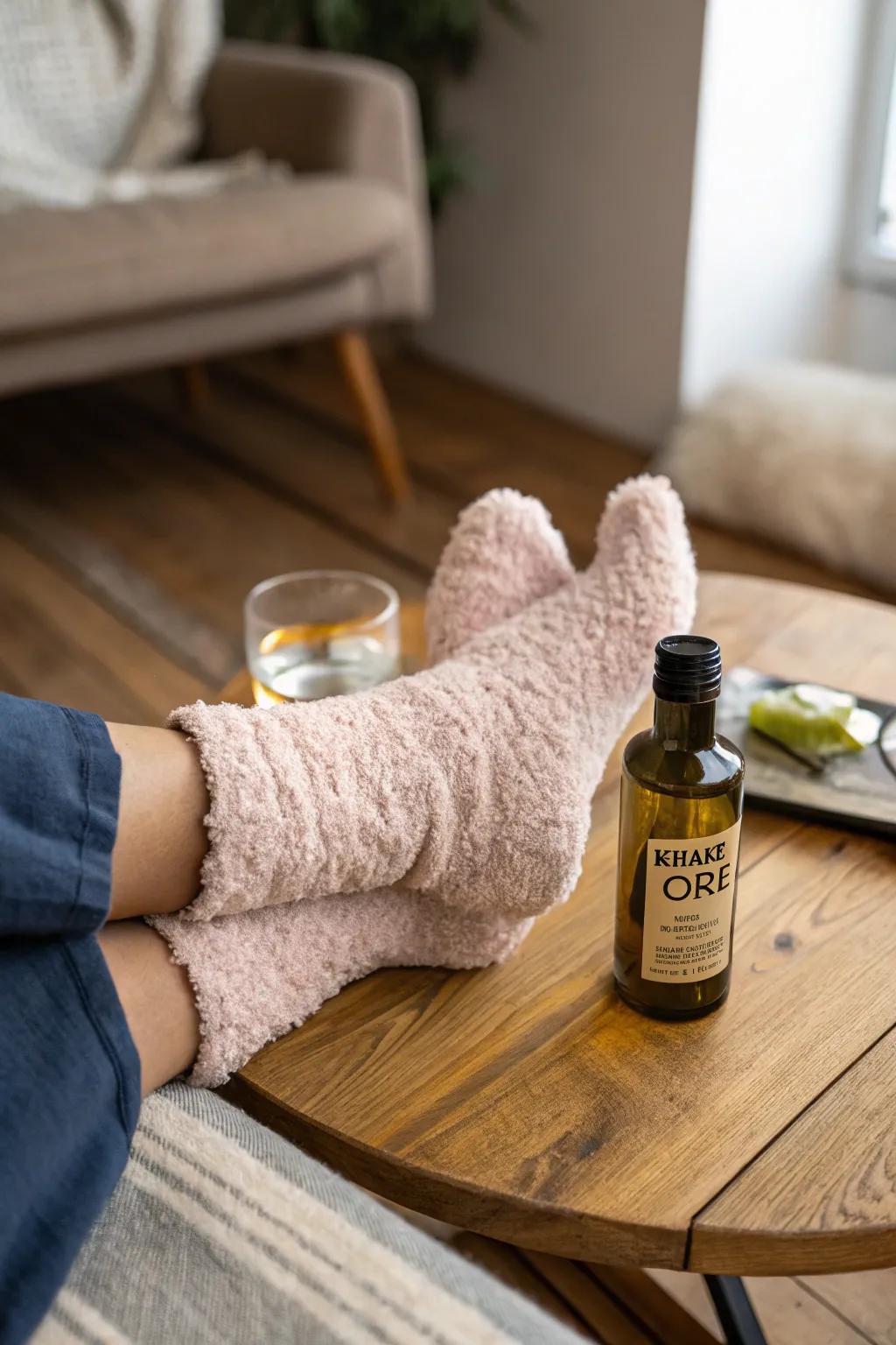 A foot treatment with olive oil leaves your feet feeling pampered.