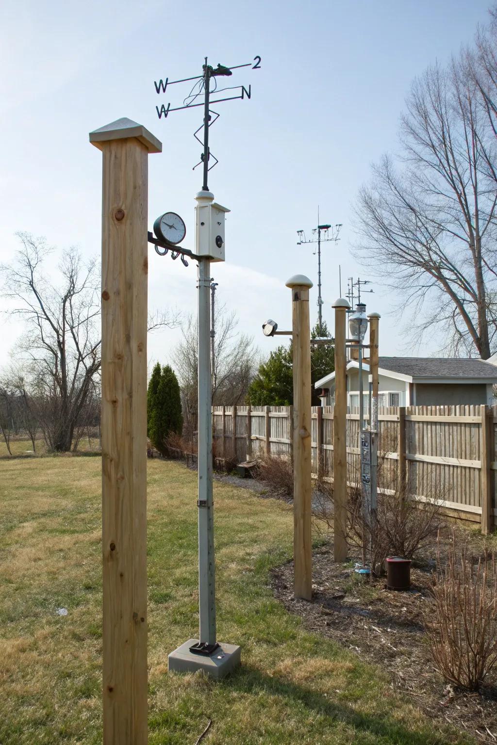 Mix function and interest with weather station posts.