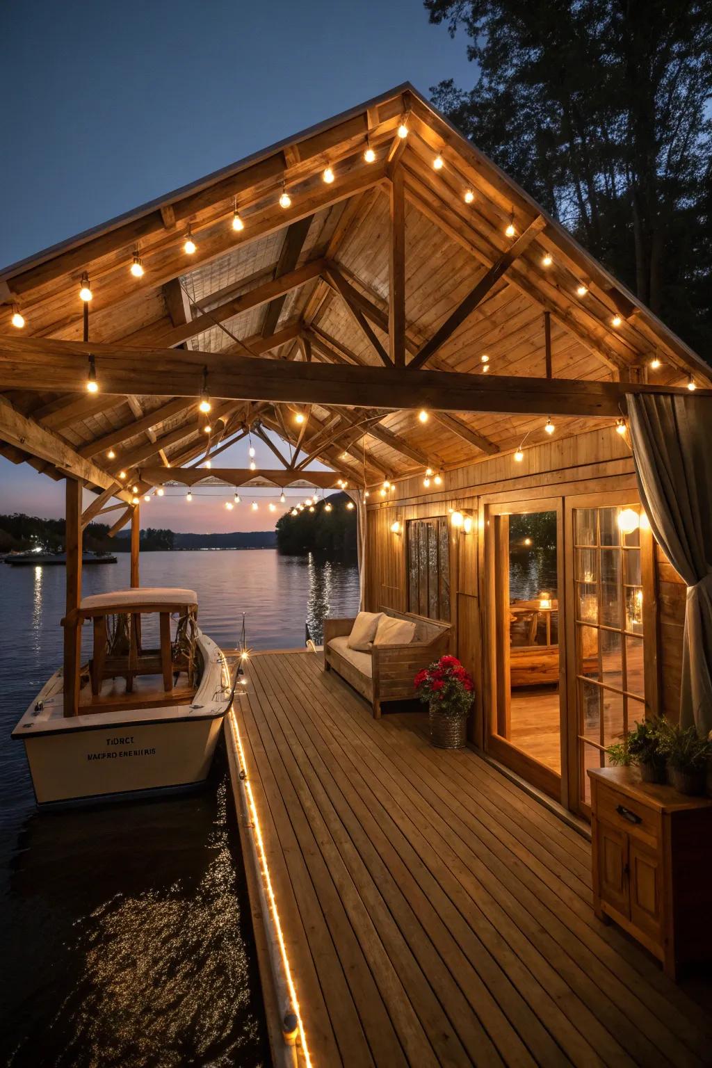 Variable illumination options deliver customizable ambiance for any occasion.