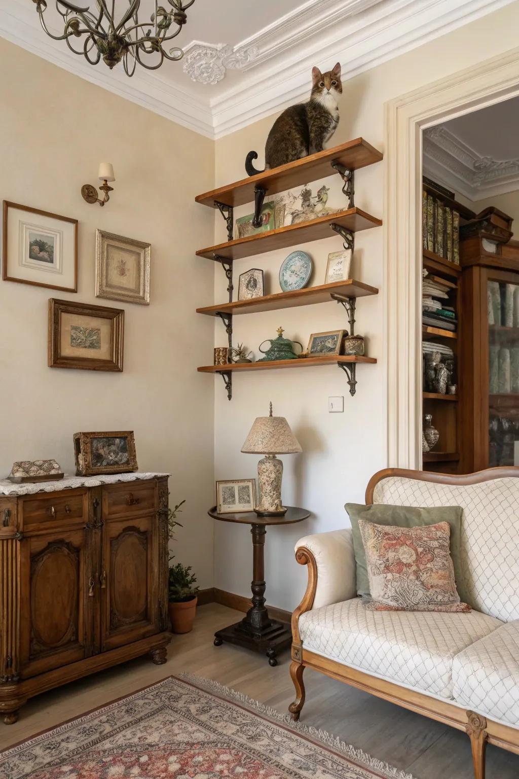 Classic ledges offer a timeless, chic aesthetic.