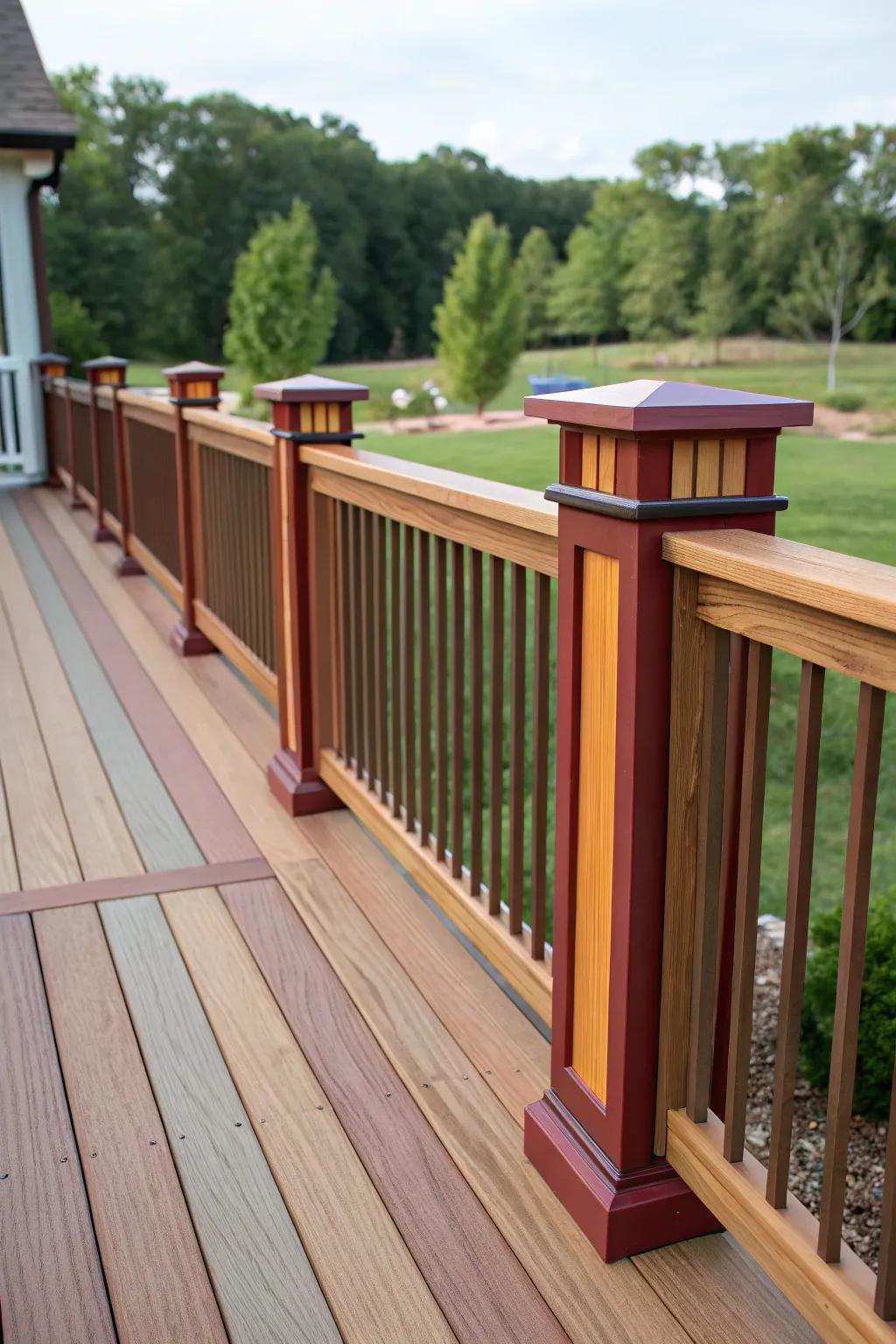 Make a bold statement with color contrasts.