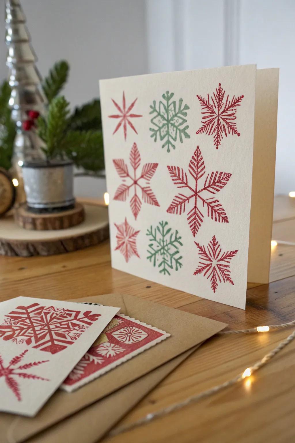 Improve your holiday greetings with the art of pressed designs, handcrafted with love, simple, and elegant.