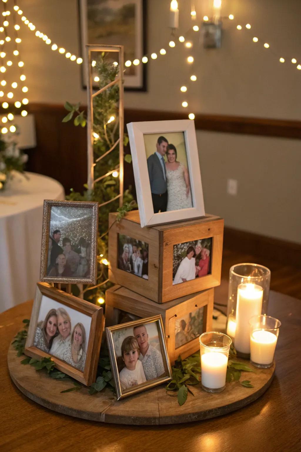 Tailored details make your centerpiece meaningful and unique.