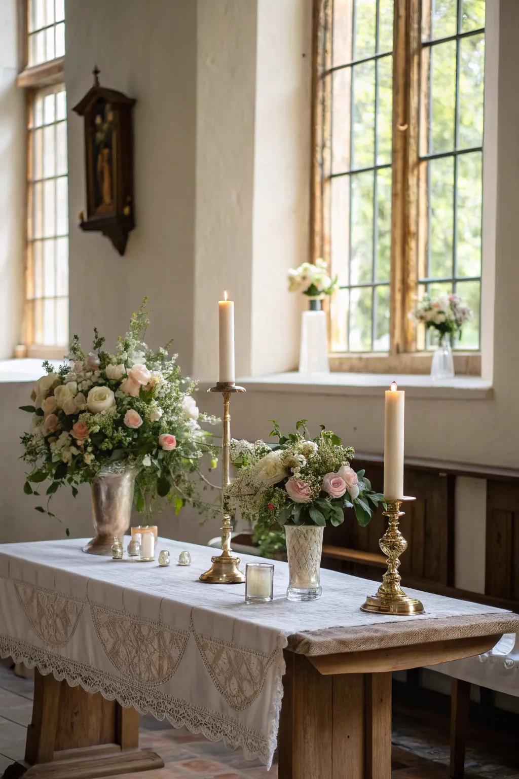 Natural lighting enhances the beauty of any table setting.