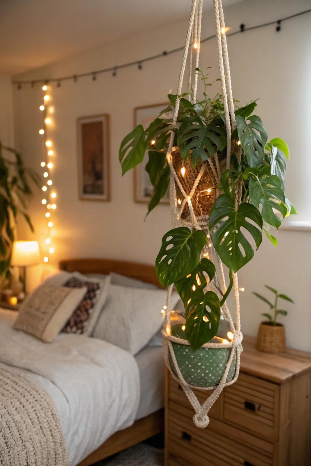 Introduce a magical feel with miniature lights