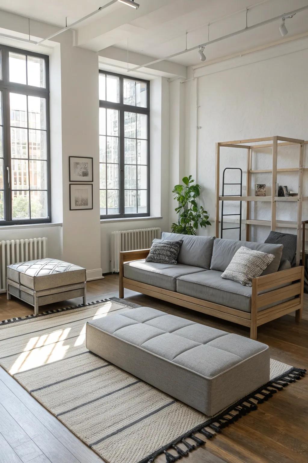 A flexible system offers adaptability and dynamic use of space.